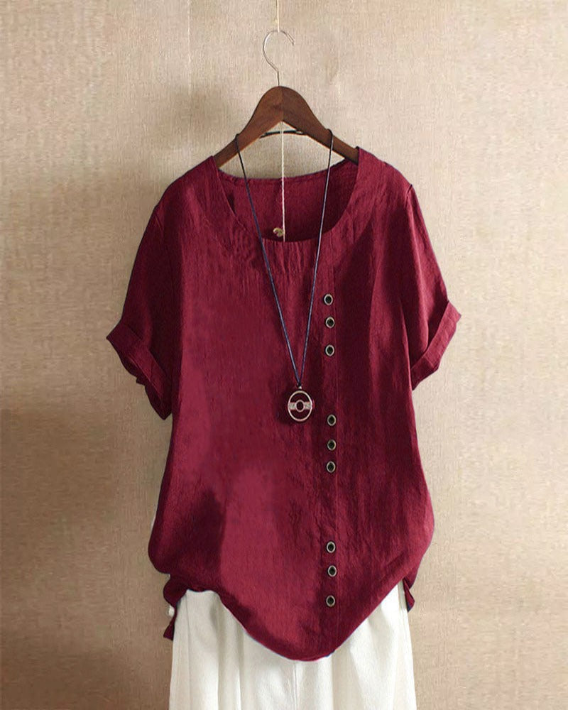 Emma Soft and Breathable Cotton Blouse