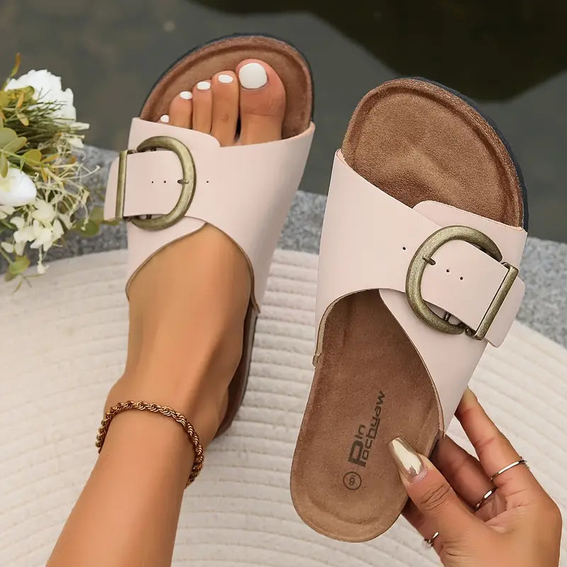 Léa Sandales Confortables en Cuir Respirant