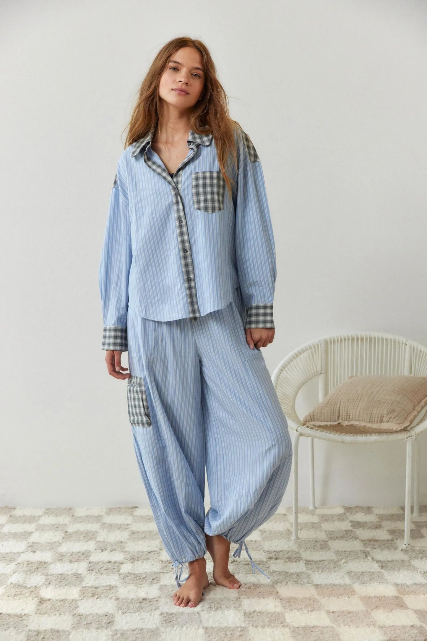 Léa – Pyjama doux et élégant en tissu satiné