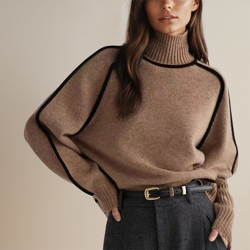 Emma – Soft and elegant turtleneck sweater