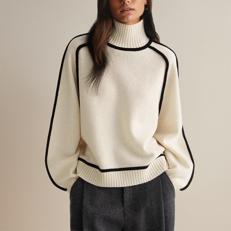 Emma – Soft and elegant turtleneck sweater