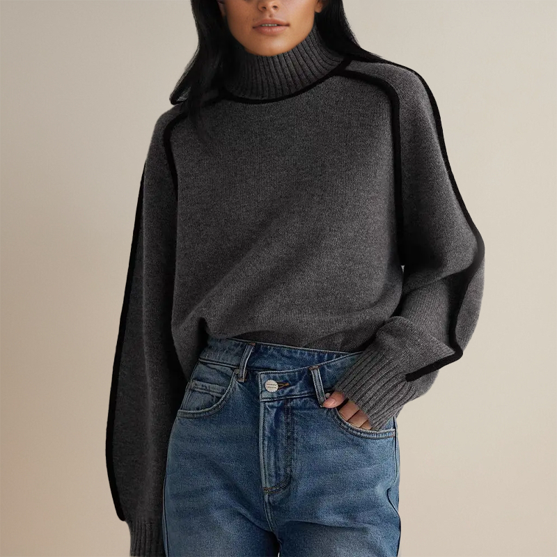 Emma – Soft and elegant turtleneck sweater