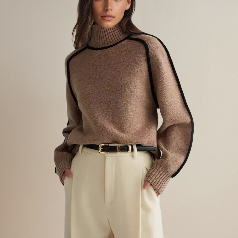 Emma – Soft and elegant turtleneck sweater