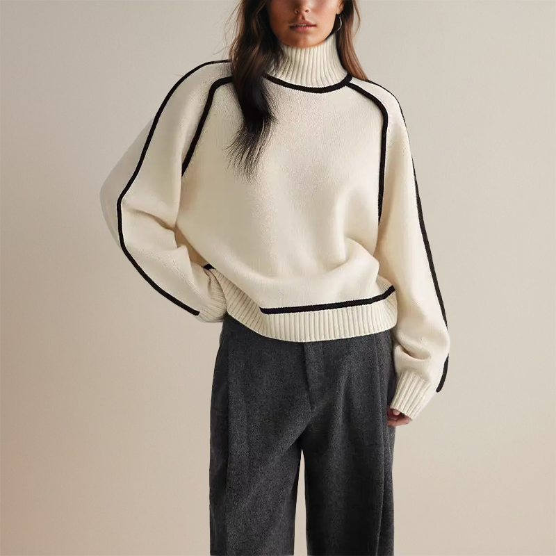 Emma – Soft and elegant turtleneck sweater