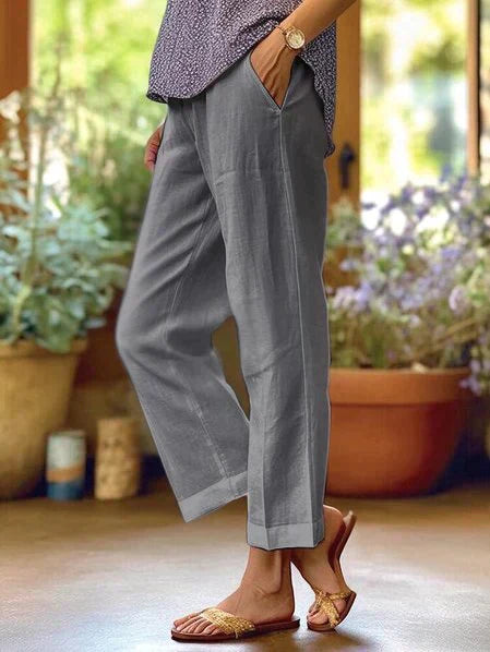 Women's Casual Pants - Side Pockets