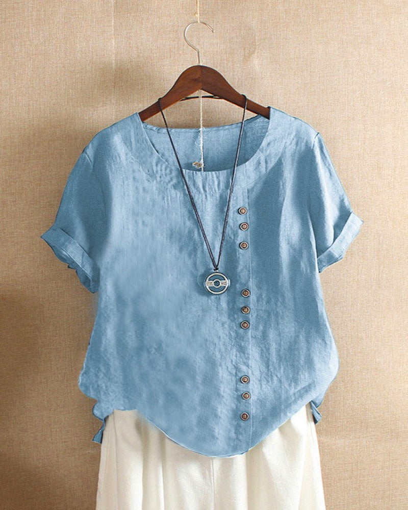 Emma Soft and Breathable Cotton Blouse
