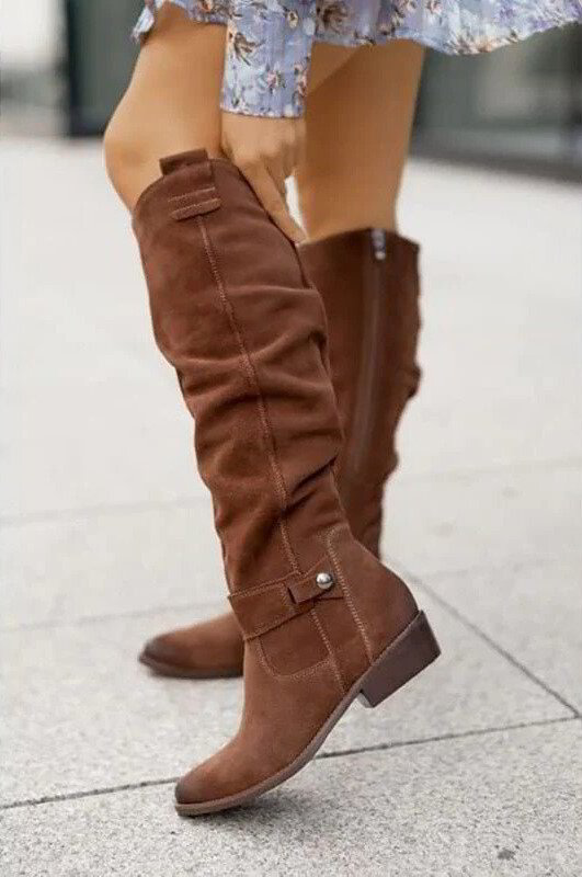 Emma – Elegant high boots in soft leather
