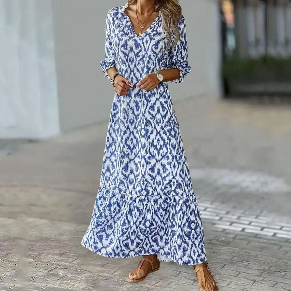 Léa Élégante & Aérienne Robe Longue