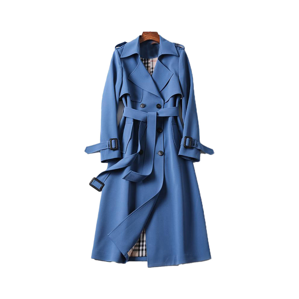 Emma – Trench élégant en polyester structuré