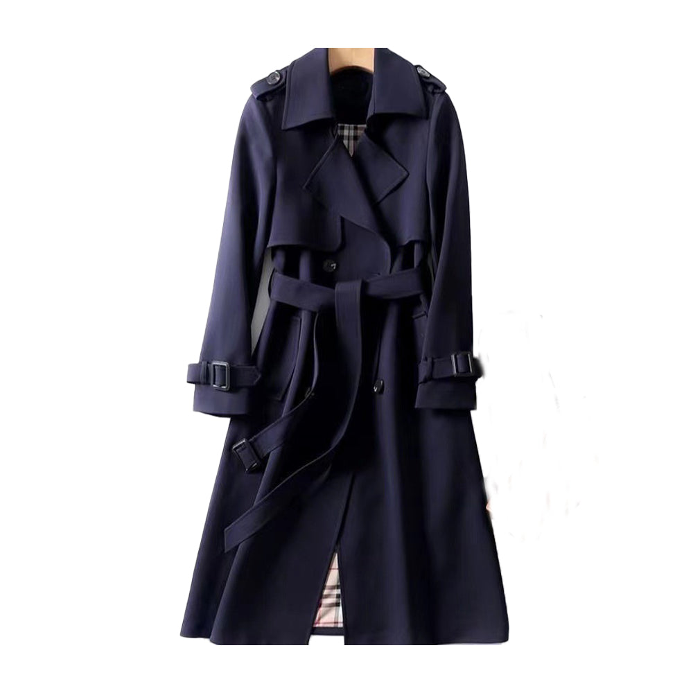 Emma – Trench élégant en polyester structuré