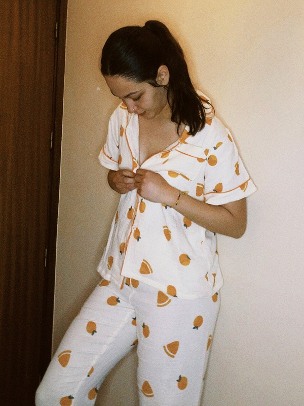 Emma Douce Élégante Pyjama en Coton
