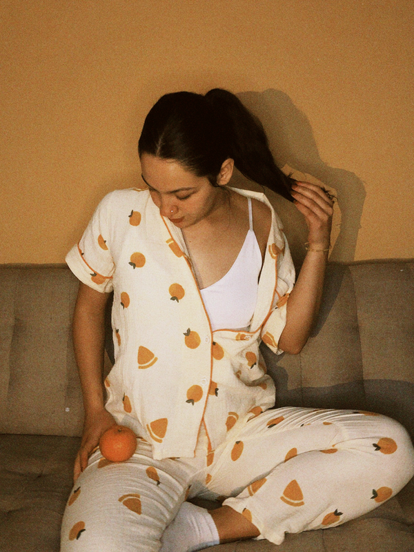 Emma Douce Élégante Pyjama en Coton