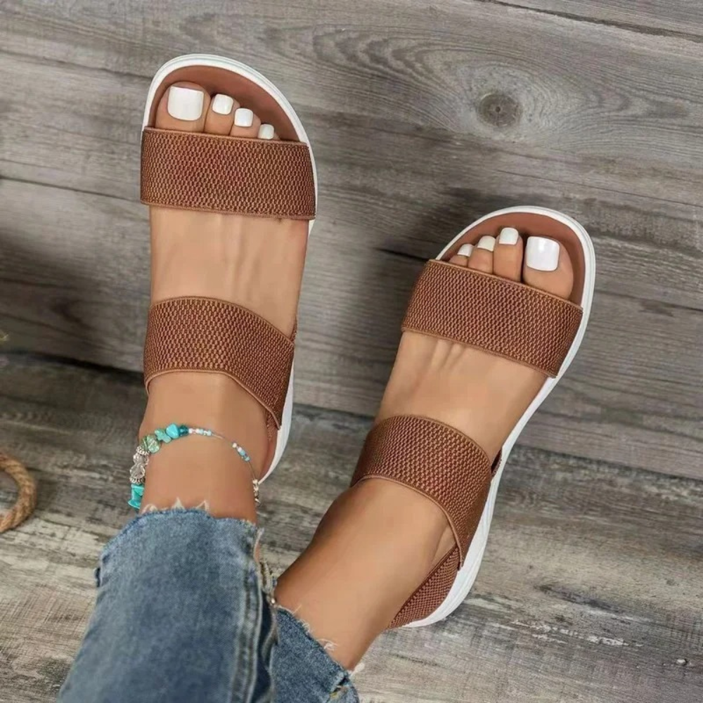 Sophie Sandales en Cuir Doux et Ergonomiques
