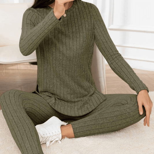 Emma Ensemble lounge elegante in cotone morbido