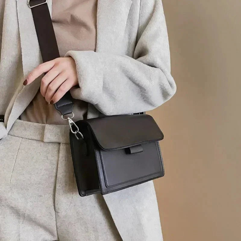 Sophie Elegant Leather Flap Bag