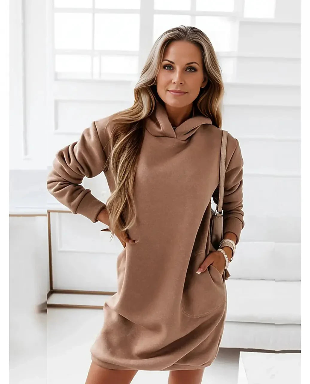 Emma Soft Mini Robe with Hood