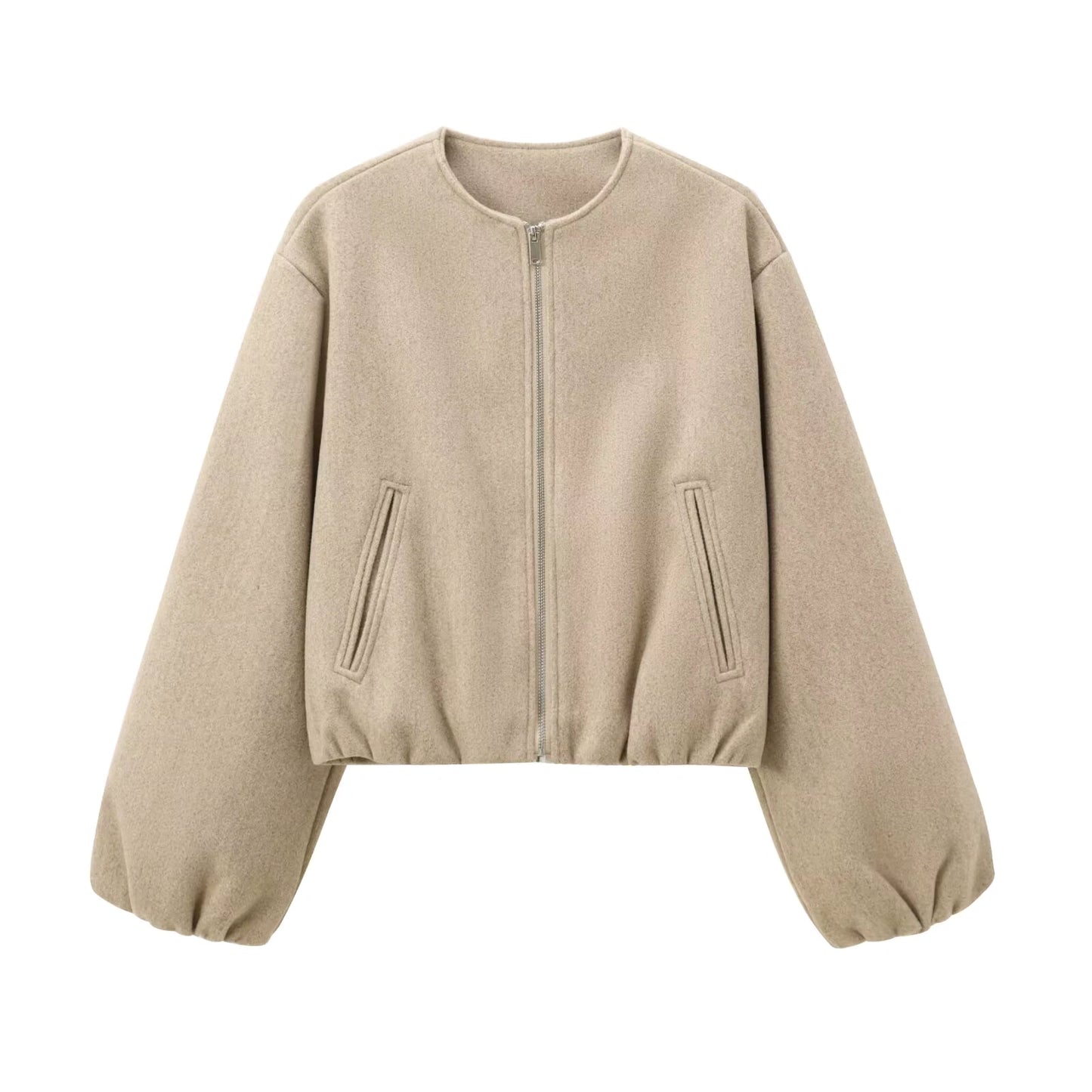 Short Soft Tweed Jacket for Women