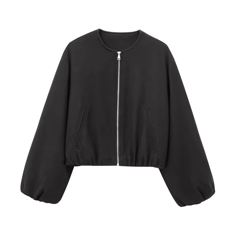 Short Soft Tweed Jacket for Women