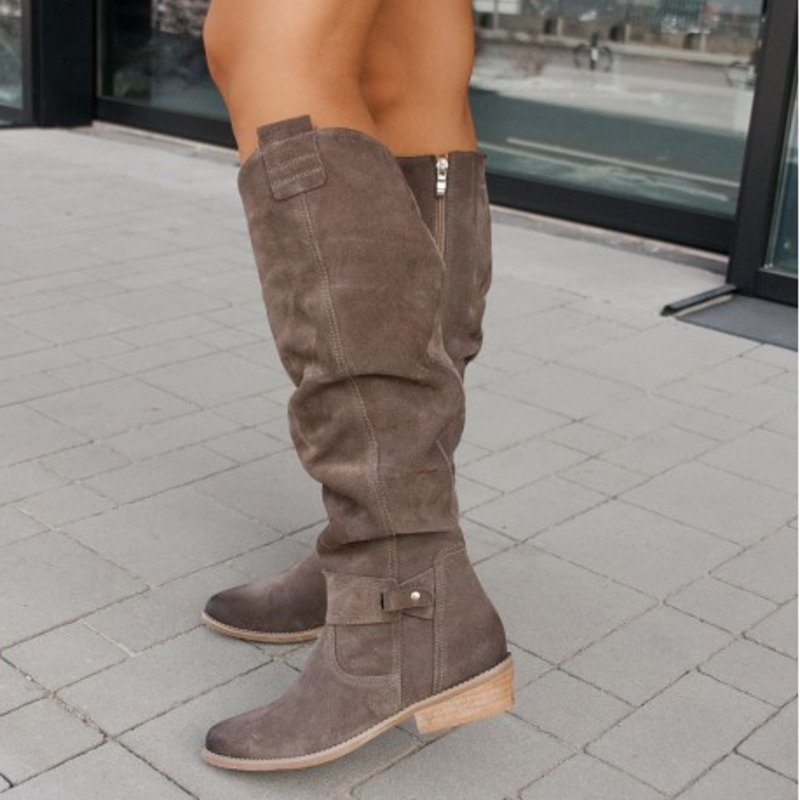 Emma – Elegant high boots in soft leather