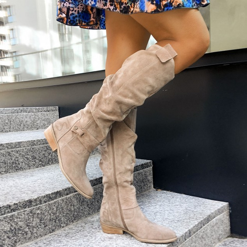 Emma – Elegant high boots in soft leather