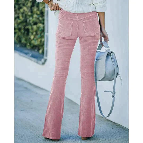 Women's Flared Pants - Comfortable Retro Style