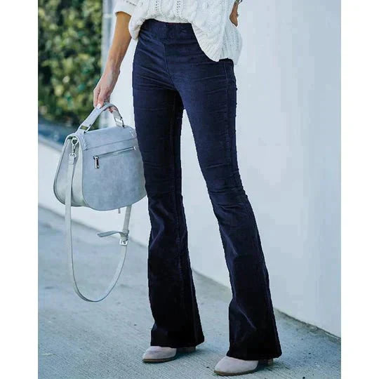 Women's Flared Pants - Comfortable Retro Style
