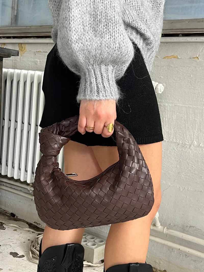 Sophie Mini Woven Elegant Leather Bag
