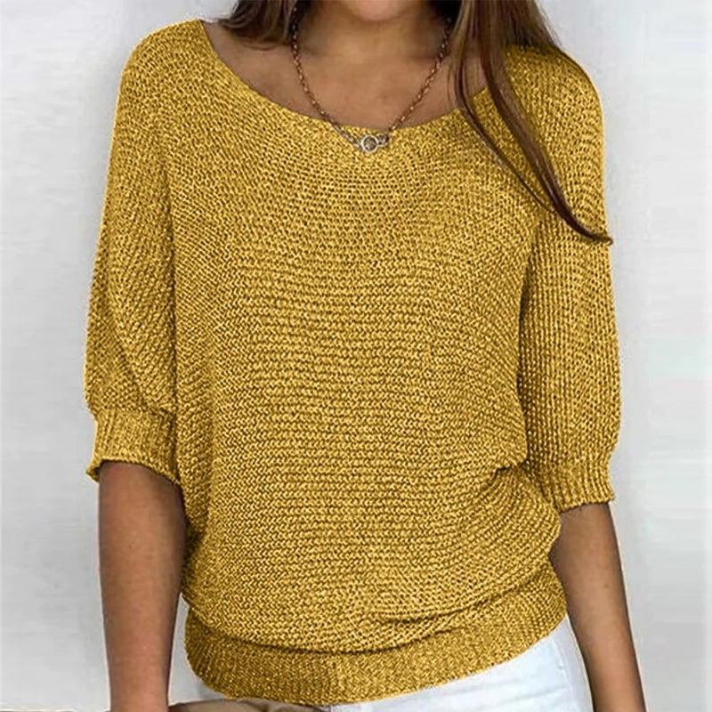 Sophie – Pull doux et élégant en maille premium
