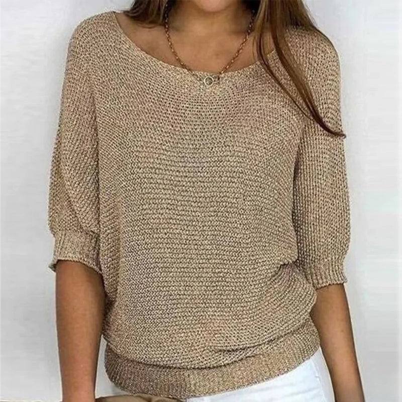 Sophie – Pull doux et élégant en maille premium