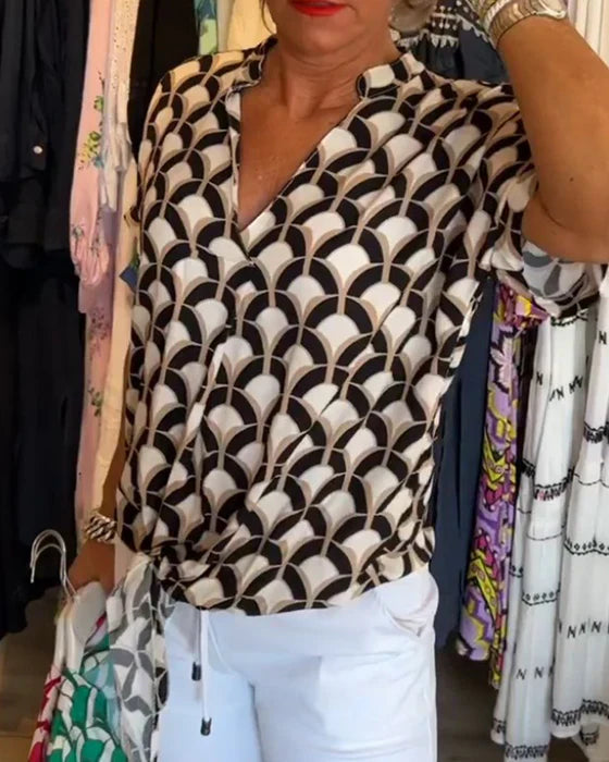 Women's Blouse - Short Sleeves