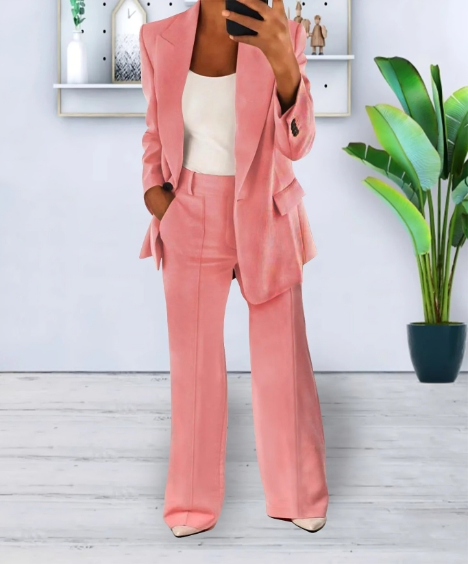 Sophie elegant wide-leg high-waisted pants