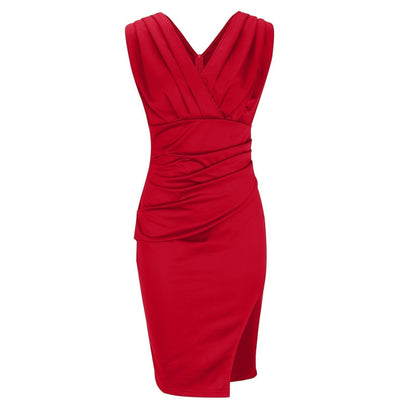 Robe Femme Élégante - Sans Manches - Col V