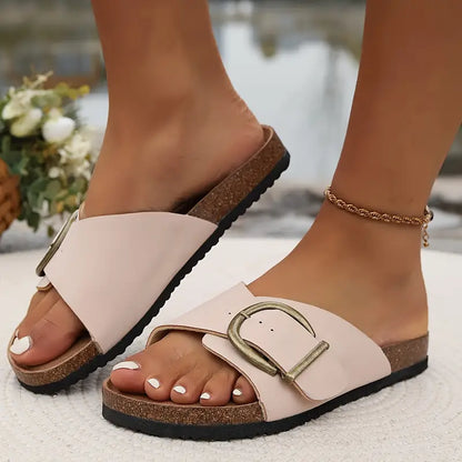 Léa Sandales Confortables en Cuir Respirant