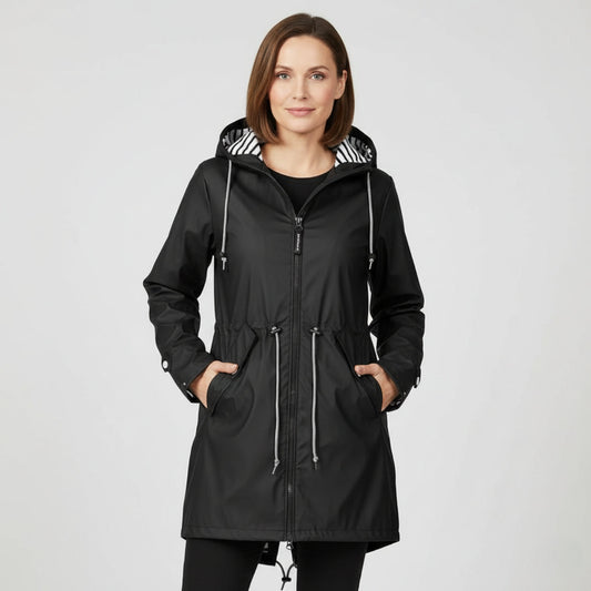 Clara Refined Water-Repellent Trench Coat