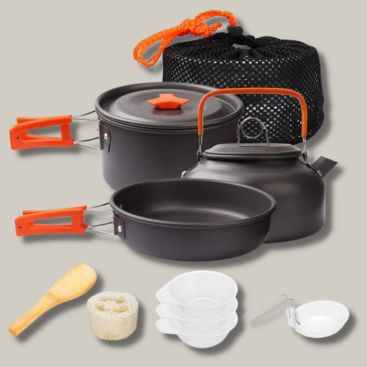 Kit Cuisine Camping Complet Pour Aventures Plein Air