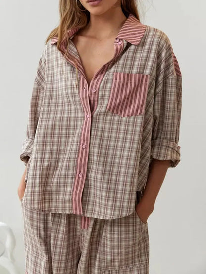 Léa – Pyjama doux et élégant en tissu satiné