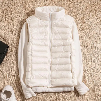 Emma – Lightweight and elegant sleeveless quilted jacket