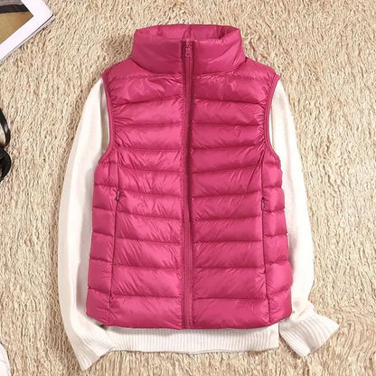 Emma – Lightweight and elegant sleeveless quilted jacket