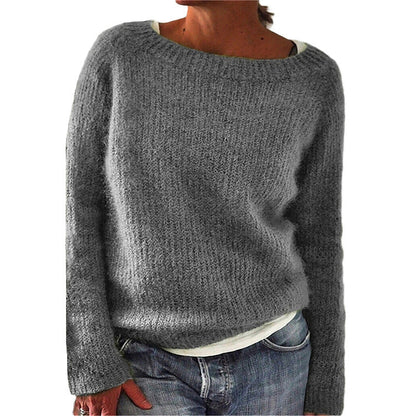 Sophie – Pull doux classique en maille
