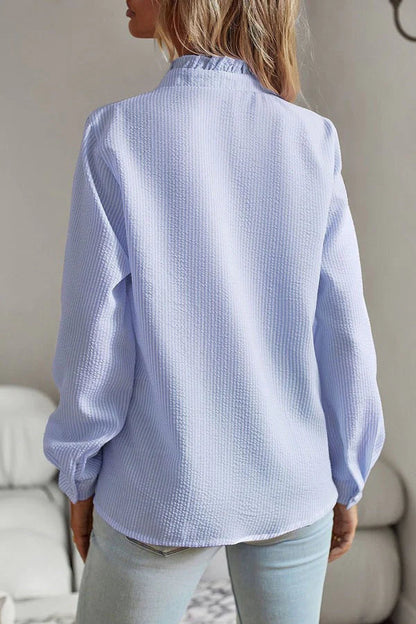 Emma Blouse Rayée Douce et Élégante