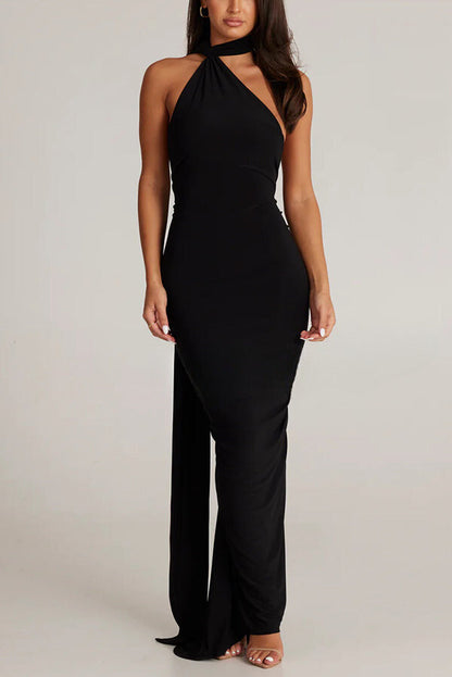 Elegant Sweet Long Backless Dress
