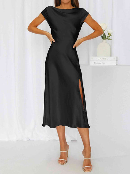 Léa Elegant Sleeveless Midi Dress