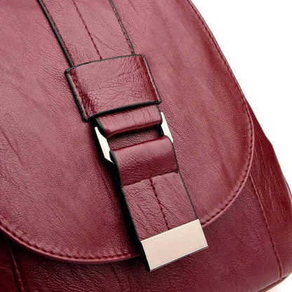 Elegant and Soft Leather Backpack
