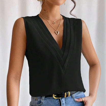Elegant Soft Sleeveless Blouse for Women