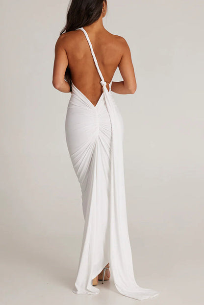 Elegant Sweet Long Backless Dress