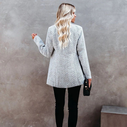 Emma – Elegant and warm tweed jacket