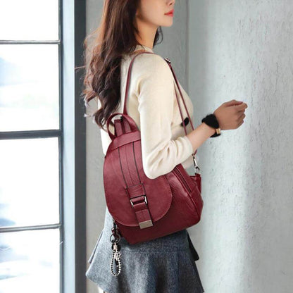 Elegant and Soft Leather Backpack