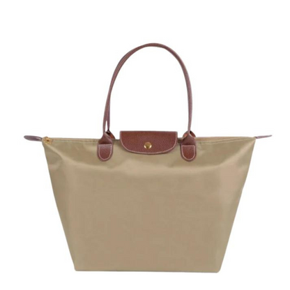 Emma – Elegant Tote Bag in durable fabric and leather handles
