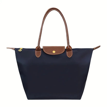 Emma – Elegant Tote Bag in durable fabric and leather handles
