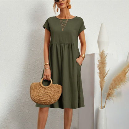 Emma – Long soft and breathable summer cotton dress